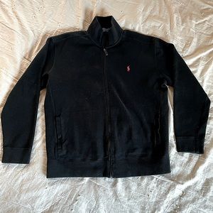 NWOT Polo Ralph Lauren Knit Cardigan Jacket Full Zip - Black - US Men’s Large